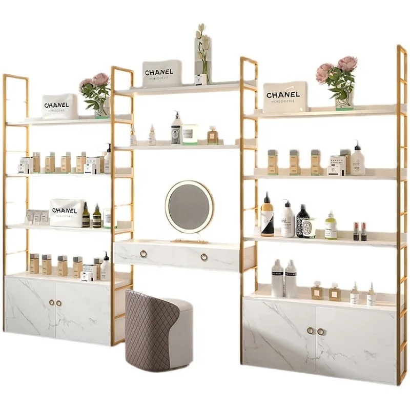 Vitrina de exhibición de produ - Luxury Skincare Shop reseña y precio